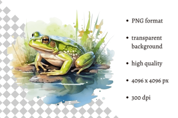 Download Watercolor Frog Individual Clipart - Premium Resources