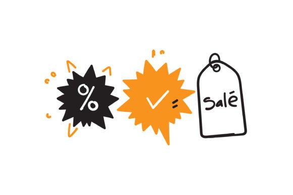 Download Doodle Discount Banner Illustration - Premium Resources