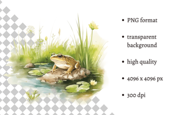 Download Watercolor Cute Frog Individual Clipart - Premium Resources